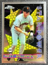 1996 Topps Chrome Matt Williams #12 Giants