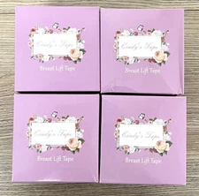 4 PACK -Cindy's Tape -Breast Lift Tape -2.5 Inch Wide Tape -With 2 Breast Covers