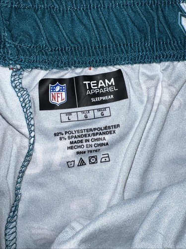 NFL Team Apparel Philadelphia Eagles Sleepwear Pants Men’s L Green Pockets -4048 - Imagen 5 de 13