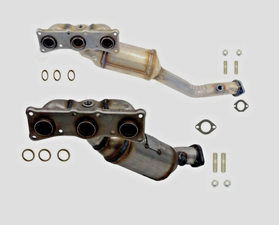 #ad FITS: 2009 2012 BMW 328I XDrive 3.0L Pair Of Both Manifold Catalytic Converters $374.47