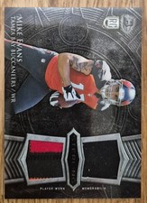 Mike Evans 2014 Bowman Sterling Rookie *Player Worn dual patch*