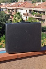 Valigetta 24 Ore Rigida Vintage Nera RV Combinazione Anni '80