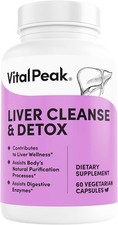 Suplemento de desintoxicación y reparación de limpieza hepática Vital Peak