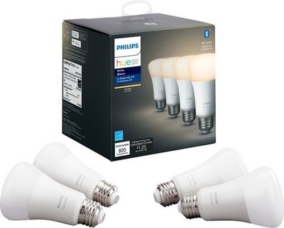Lot of 2 Philips Hue Smart 60W 800 Lumen A19 E26 LED Bulb 4pk= 8 Total Bulbs