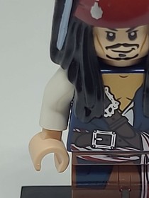 Lego Captain Jack Sparrow 4192 4191 4183  Pirates of the Caribbean Minifigure