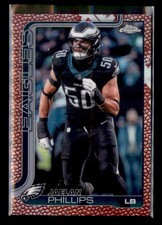 #192 Jaelan Phillips Leather Variation 2025 Topps Chrome The BallCap Exec