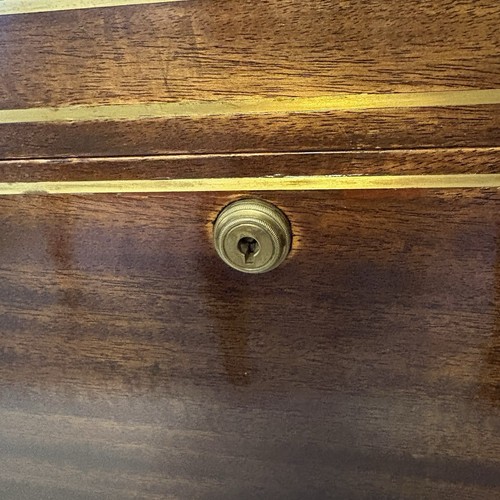 Antique Benson&Hedges Campaign Mahogany Humidor w. Inlaid Brass & Handles 1920s - Picture 6 of 24
