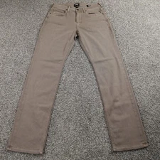 Paige Jeans Mens 32X34 Brown Denim Pants Transcend Normandie Straight Stretch