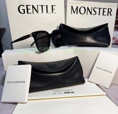 GentleMonster New Her 01 Unisex Sunglasses Oversized Black Frame