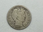 1908-D 50C Barber Half Dollar
