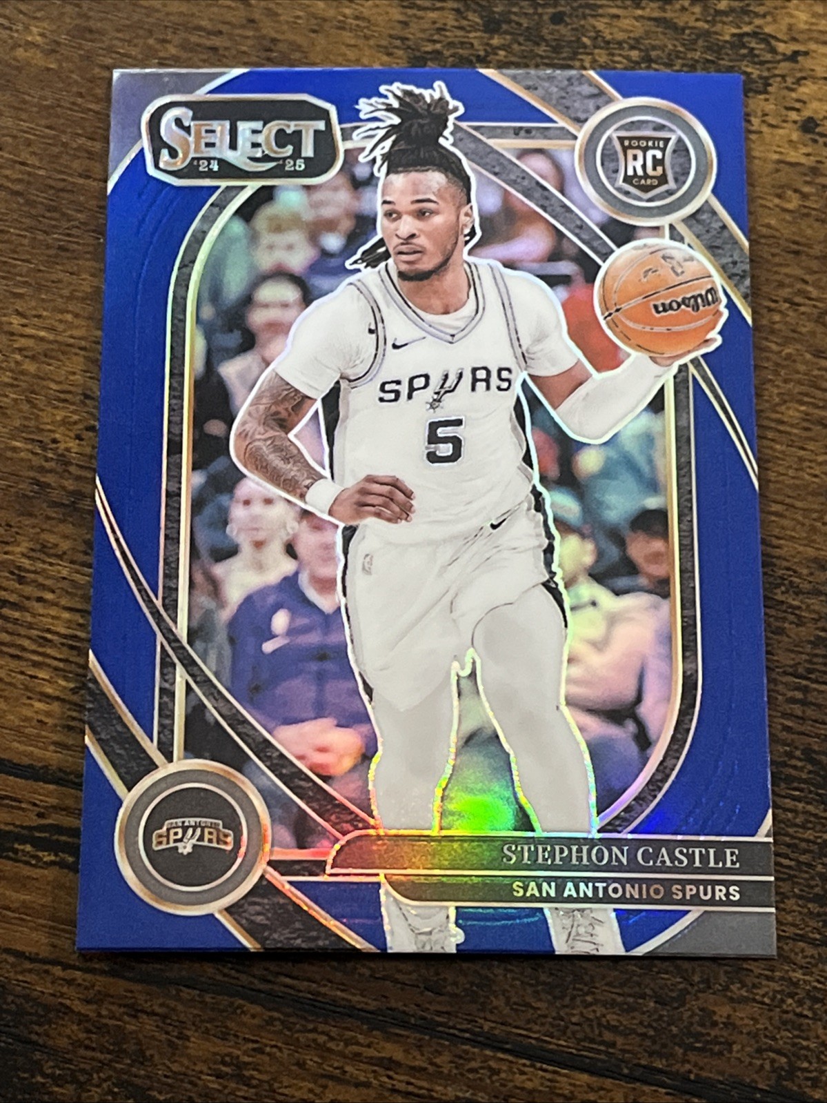 Stephon Castle 2024-25 Select Courtside Blue Prizm #292 Rookie RC