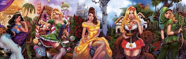 PRINCESSES - Elias Chatzoudis SIGNED VIRGIN w/ COA - Zenescope - LTD 250