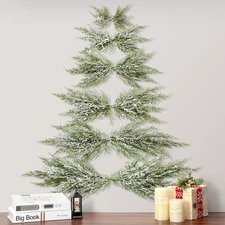 Mini Wall Christmas Tree Green Hanging Wall Mounted Xmas Tree Norfolk Pine Ch...