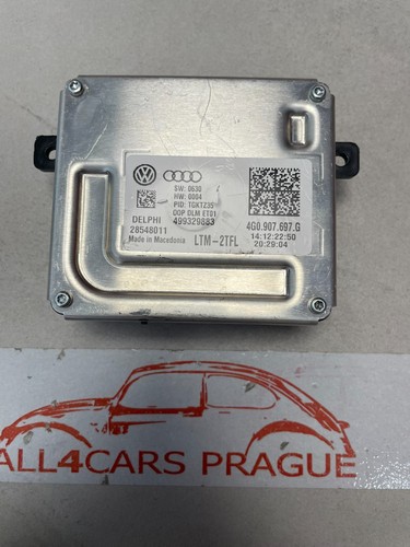 VW AUDI SCHEINWERFER STEUERGERÄT - 4G0907697G = 4G0907697F NEU–GEBROCHENE HALTER