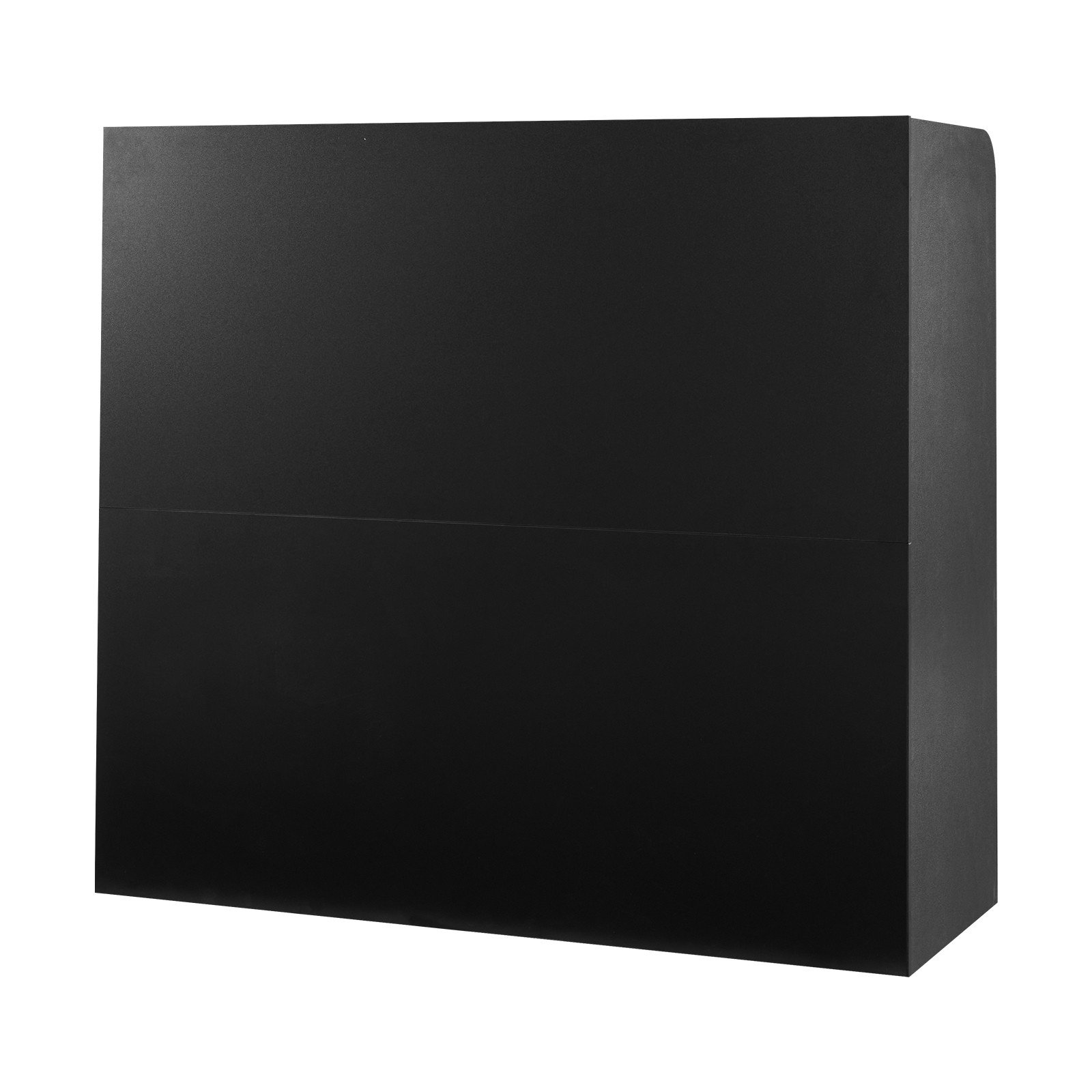 Uimoso Reception Desk Rectangular Front Counter Table 47.24in Black Office Table
