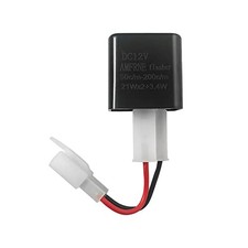 Adjustable 2-Pin Electronic LED Flasher Relay for Motorcycles Fix Turn Signal