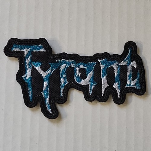 TYRANT Shaped Band Logo SMALL PATCH Embroidered - Picture 2 of 6