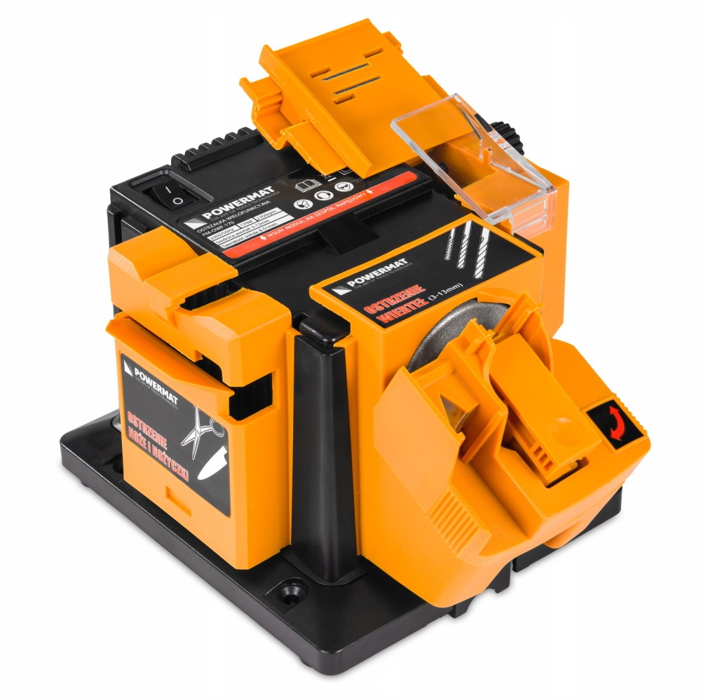Affûteuse de forets multifonctionnelle 3en1 170W pour établi de garage