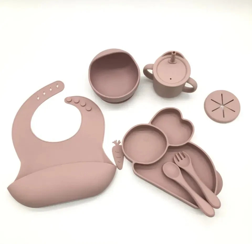 Silicone Baby Feeding Tableware Set - Image 2 of 4
