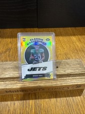 2022 Panini Classics Breece Hall RC /99 Gold Classic Beginnings NY Jets #CB-6