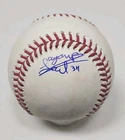 Joel Payamps Signed Autographed Game Used Major League Baseball BRAVES