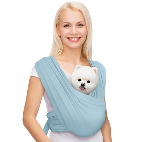 Dog Carriers for Small Dogs, Front Facing Dog Sling Carrier, Hands Free Cat C...