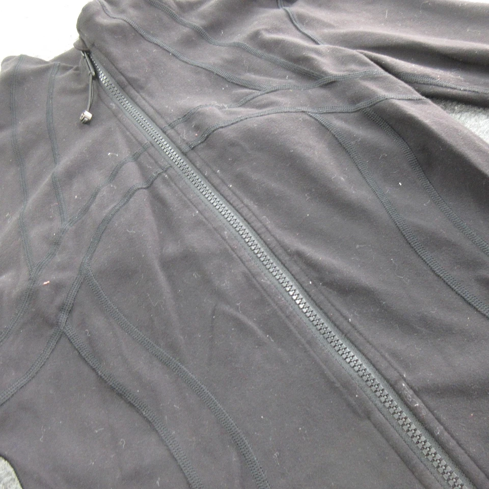 Chaqueta Lululemon Define Mujer Talla 6 Negra Cremallera Completa Baile Estudio Pulgares Foto 2 de 4