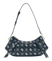 Guess Allegra Shoulder Bag Schultertasche Tasche Blue Logo Dunkelblau Creme Neu