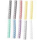 100pcs Clip-on String Wire Marking Boxed Plastic Digital Number Wire Label Tube 