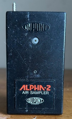 Dupont Model Alpha-2 Air Sampler Intrinsically Safe Portable Air Sampling Pump