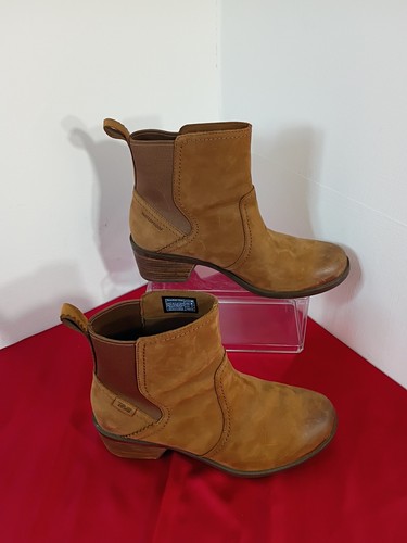 Teva Anaya Women’s SZ 9.5 Brown Waterproof Ankle Pull On Chelsea Boots 1103230 - Picture 2 of 10