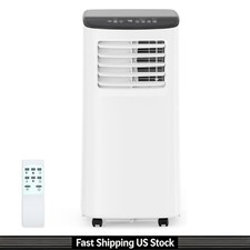 Portable AC Unit 3-in-1 8000 BTU - Air Conditioner Cooling Dehumidifier Fan