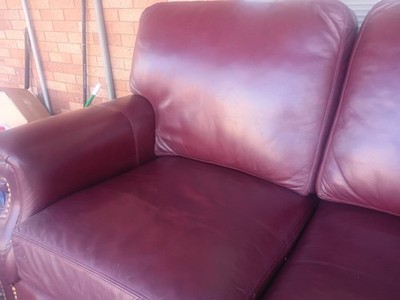 burgundy sofa couch