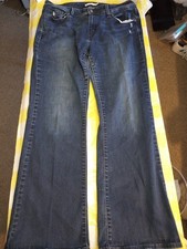 Levis 529 Curvy Bootcut Jeans Womens Blue Denim Cotton Stretch Mid Rise 33x30