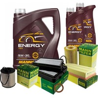 Mann Inspektionspaket 7L Mannol Energy 5W-30 FüR Mercedes C209 270 CDI