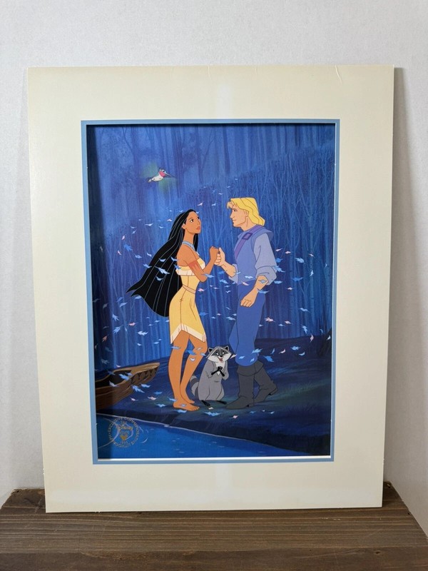 Disney Lithograph Pocahontas Exclusive Commemorative Lithograph 1995