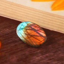 33*22 MM AAA Quality Natural Purple Fire Labradorite cabochon