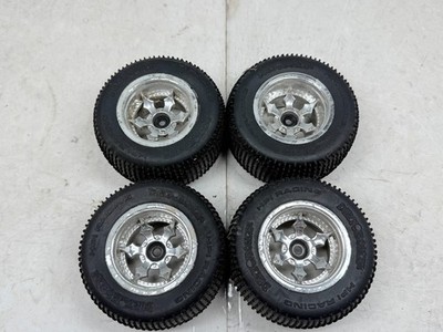 4x Rare HPI Racing 1/10 Stadium Truck Dirt Bonz Wheels & Tires