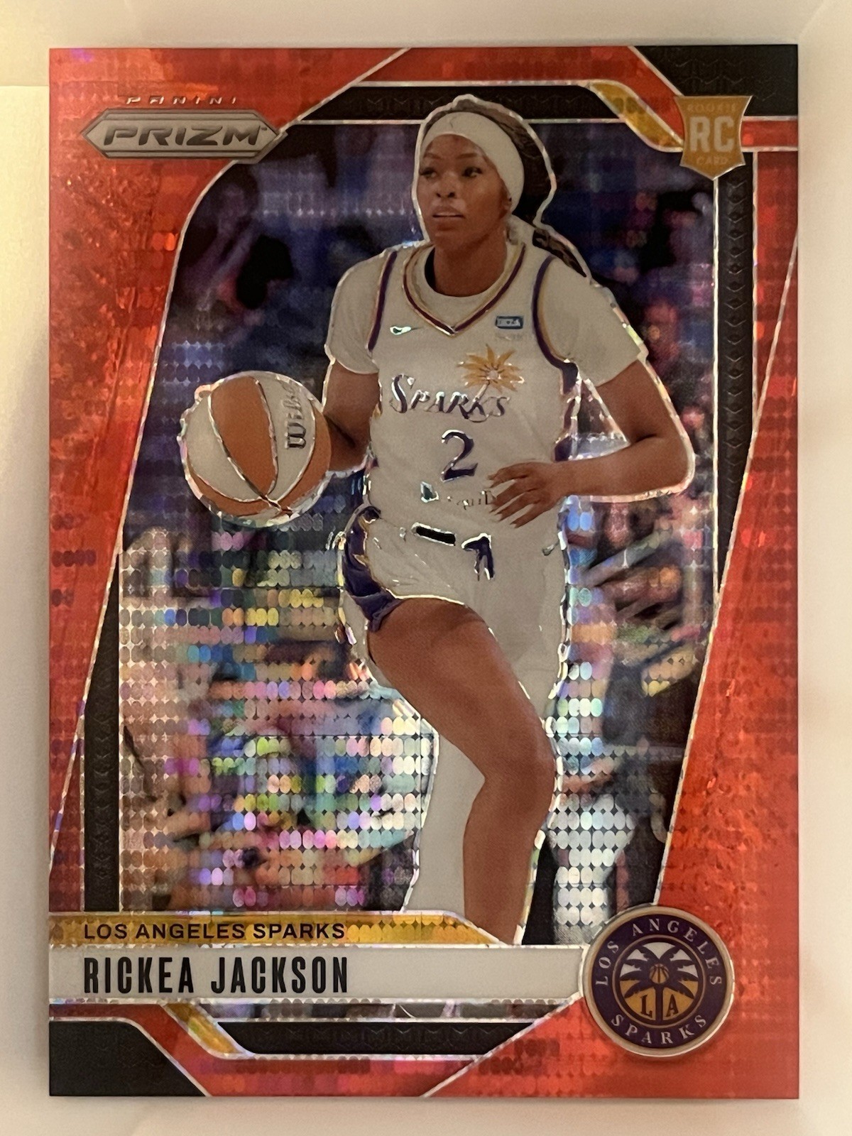 2024 Panini Prizm WNBA - Rickea Jackson #60 Red Pulsar Prizm /299 (RC)