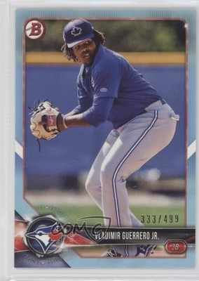 2018 Bowman Prospects Sky Blue 333/499 Vladimir Guerrero Jr #BP150 3yp
