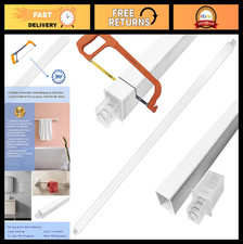 24" Towel Bar Replacement Rod - Wall Mount Spring End for Bathroom  Kitchen Sto