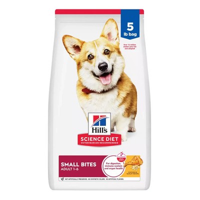 Hills Science Diet Small Bites Adult Dry Dog Food Chicken Barley Recipe Natural 