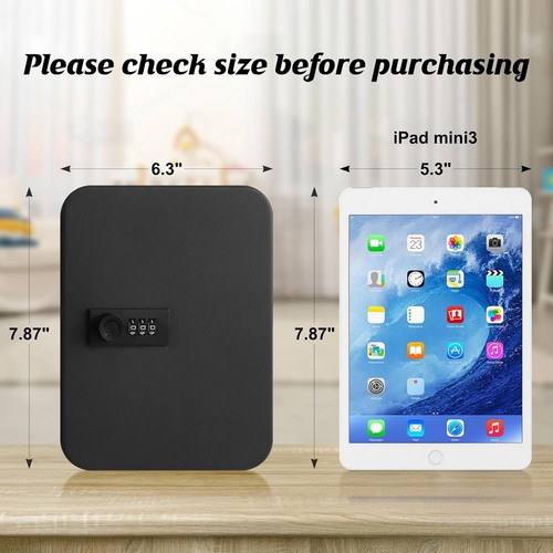 KYODOLED 20 Key Storage Lock Box with 20 Key, Black With Combination - 第 3/8 張圖片