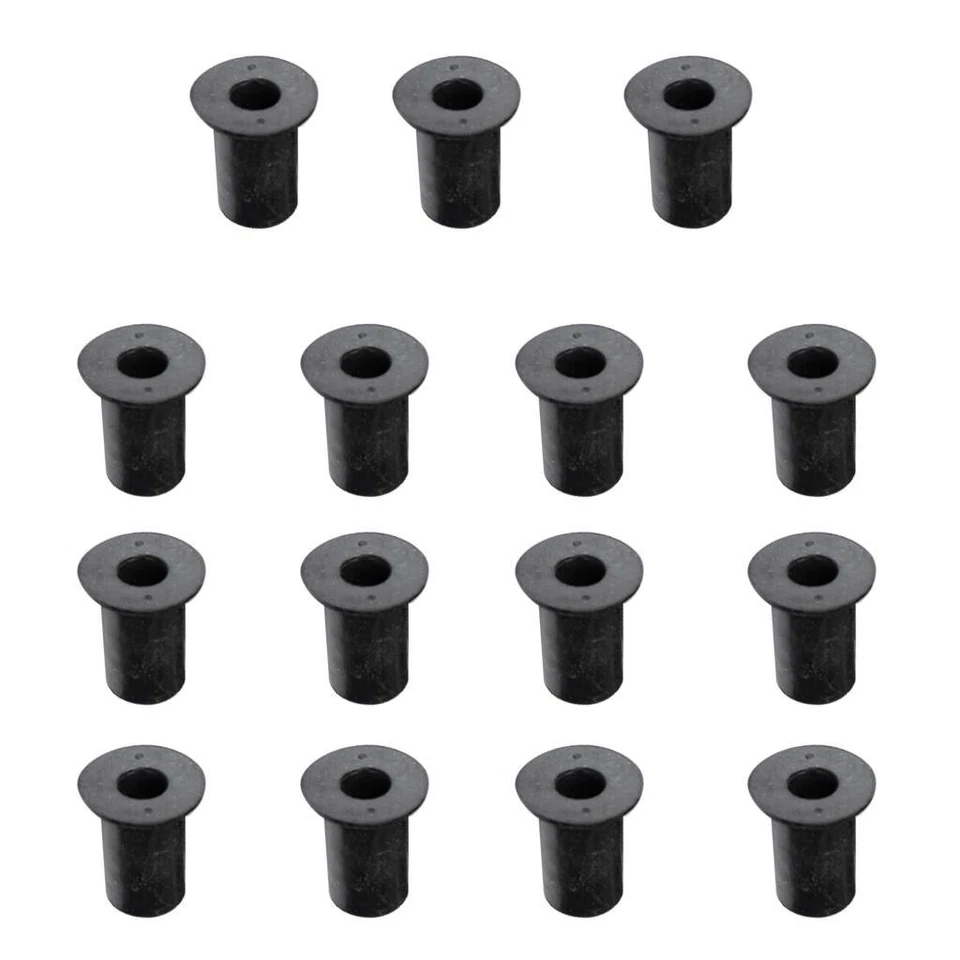 15 Piezas M5 Goma Pozo Tuercas Sujetador Ciego Pesca Kayak Accesorios Foto 4 de 4