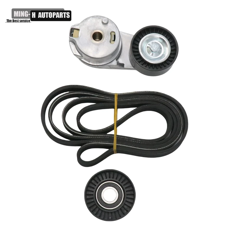 For Dodge Ram 1500/2500/3500 Drive Serpentine Belt Tensioner Idler Pulley Kit - Image 3 of 4