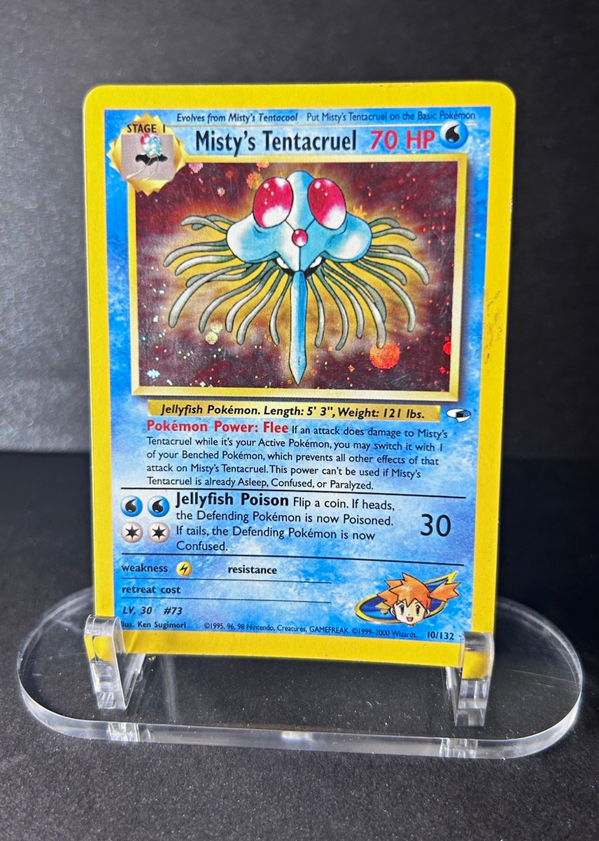 Pokemon Gym Heroes - Misty's Tentacruel 10/132 Holo 