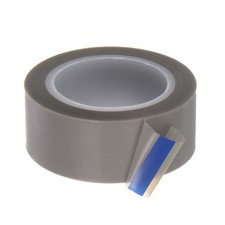 PTFE Film Tape 0.8" x 33ft Tape 0.08mm Thickness Single Side Adhesive Gray