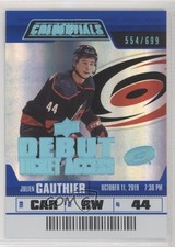 2019 Upper Deck Credentials Debut Ticket Access /699 Tier 2 Julien Gauthier 0l2