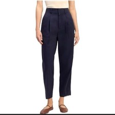 Everlane The Way-High Taper Pant 12 Navy Ankle
