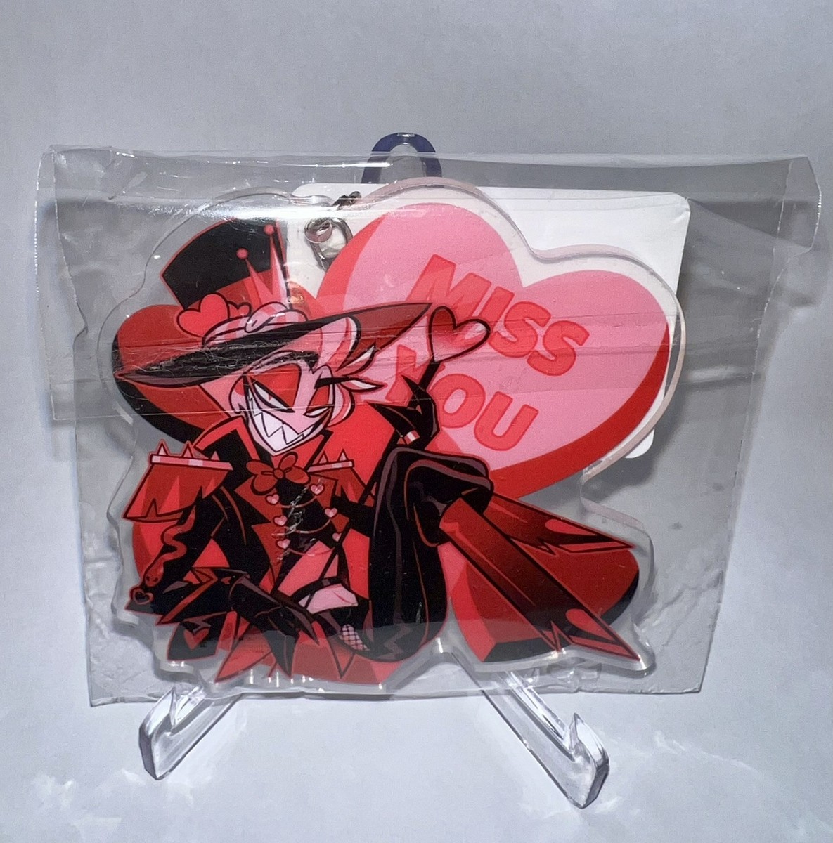 Hazbin Hotel Lucifer Valentine Keychain Hazbin Hotel Alastor